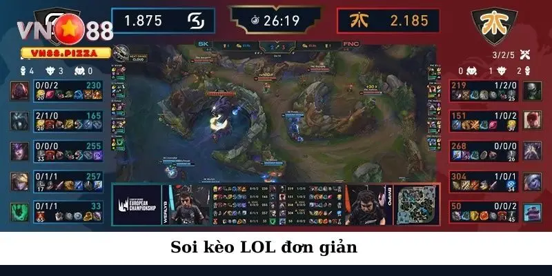 Cá cược LOL là gì? Cách chơi bet LoL hiệu quả nhất 3 Soi kèo LOL đơn giản