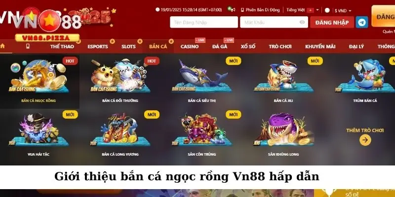 Bắn cá ngọc rồng Vn88 - Săn cá thú vị, nhận thưởng cao 1 Giới thiệu chung về Bắn cá ngọc rồng vn 88 cực hot