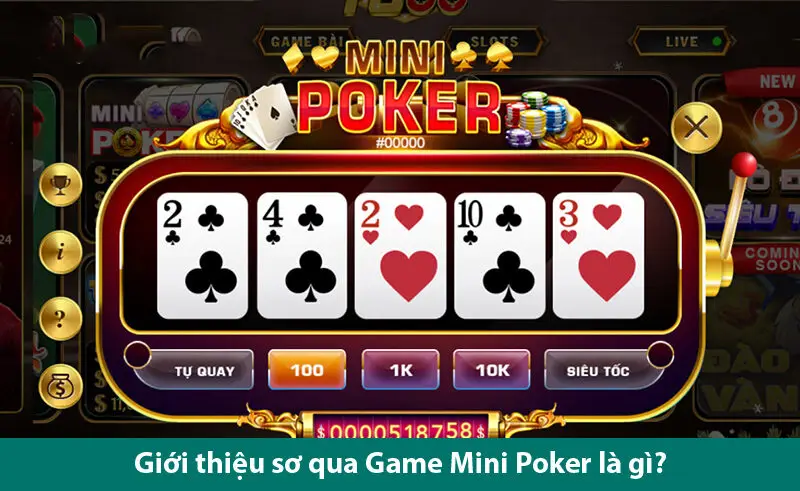 Khám phá cách chơi và các kinh nghiệm chơi game Mini Poker hiệu quả 1 Khám phá cách chơi và các kinh nghiệm chơi game Mini Poker hiệu quả