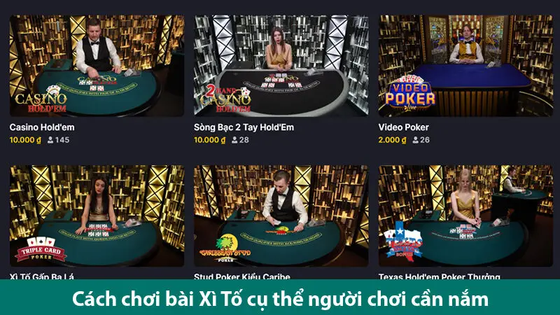 Tìm hiểu cách chơi và các thể loại bài xì tố phổ biến tại VN 88 2 Tìm hiểu cách chơi và các thể loại bài xì tố phổ biến